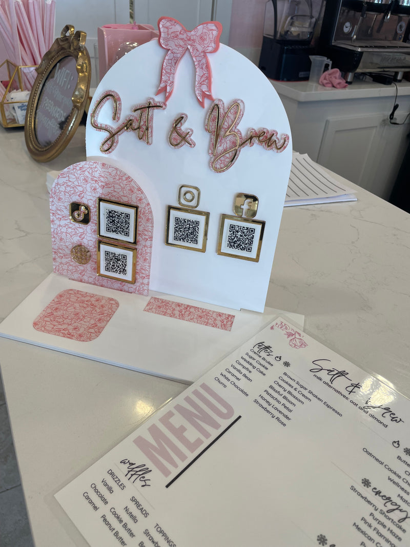 QR Code Plaque/Stand
