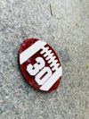 Proud Mom Pin-Football